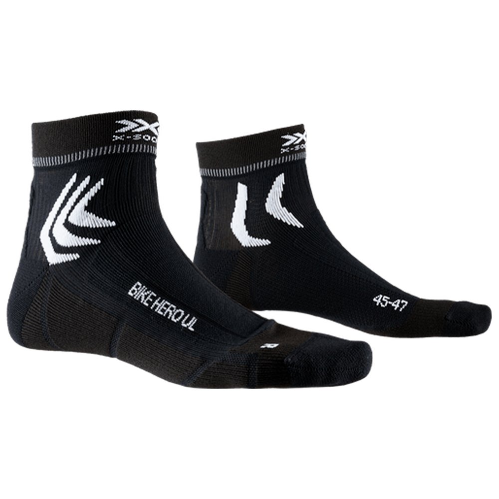 Носки X-SOCKS® Bike Hero Ultralight 4.0 Opal Black/Arctic White Носки X-SOCKS® Bike Hero Ultralight 4.0 Opal Black/Arctic White
