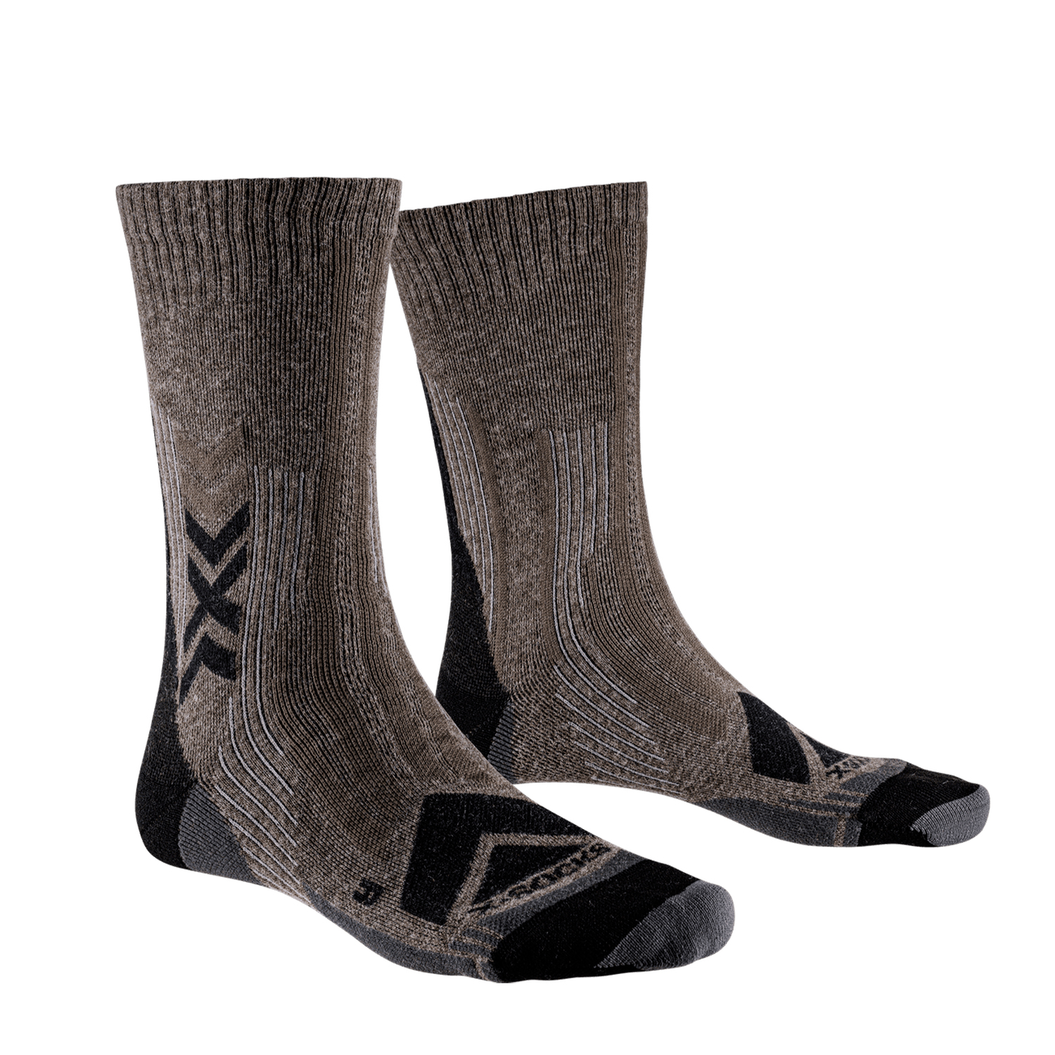 Носки X-SOCKS® Hike Perform Merino Crew Brown/Black Носки X-SOCKS® Hike Perform Merino Crew Brown/Black