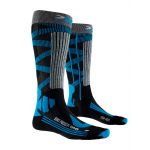 Женские носки X-SOCKS® Ski Rider 4.0 Stone Grey Melange/Mineral Blue