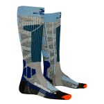 Женские носки X-SOCKS® Ski Rider 4.0 Stone Grey Melange/Blue