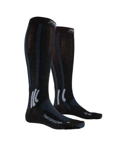 Носки X-SOCKS® Trek Expedition Opal Black/Dolomite Grey Melange