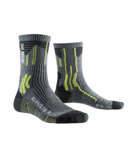 Шкарпетки X-SOCKS® Effektor Trek 4.0 Grey Melange/Effector Green