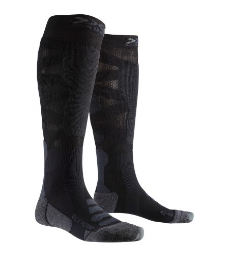 Носки X-SOCKS® Ski Silk Merino 4.0 Black/Dark Grey Melange