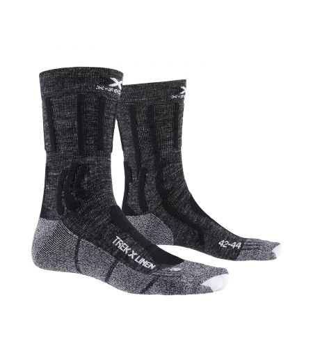 Носки X-SOCKS® Trek X Linen 4.0 Dolomite Grey Melange/Opal Black