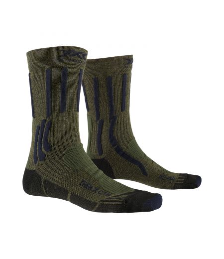 Шкарпетки X-SOCKS® Trek X CTN 4.0 Forest Green/Midnight Blue