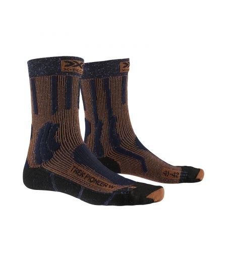 Женские носки X-SOCKS® Trek Pioneer 4.0 Midnight Blue/Crimson Red