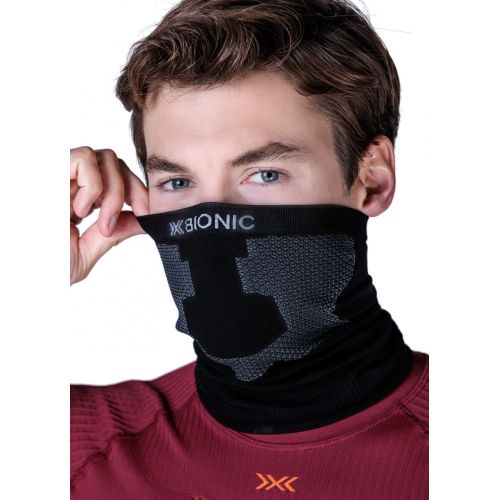 Головной убор (баф) X-BIONIC® Nekwarmer B034 X Black/Grey
