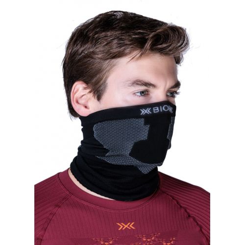 Головной убор (баф) X-BIONIC® Nekwarmer B034 X Black/Grey